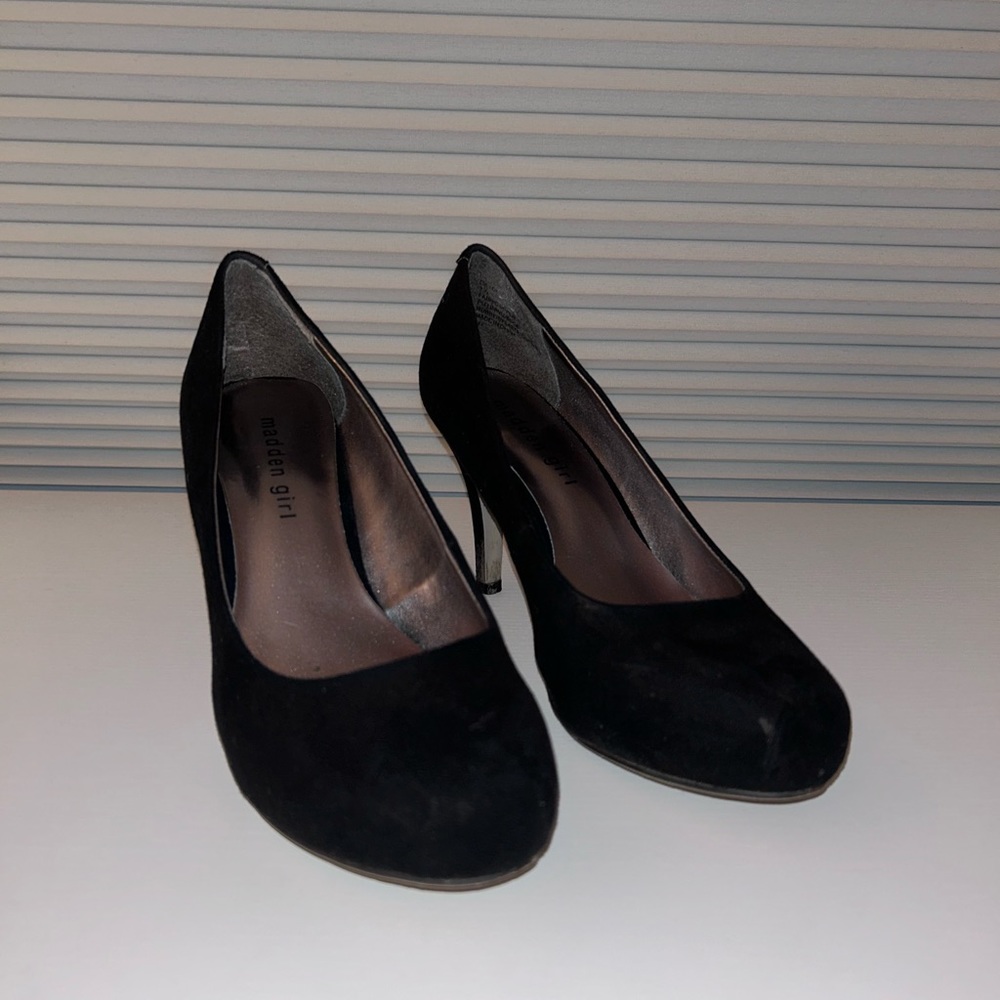 Black Madden Girl Heels